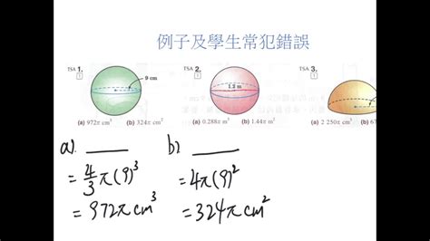 半圓表面面積